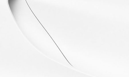 3M 2080 M10 White vinyl wrap color sample