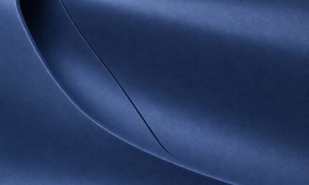 3M 2080 M217 Slate Blue Metallic vinyl wrap color sample