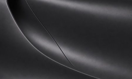 3M 2080 S12 Satin Black vinyl wrap color sample