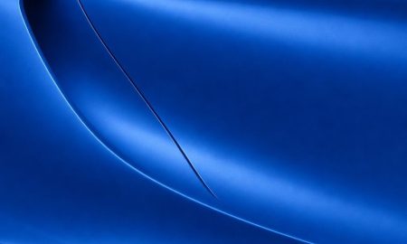 3M 2080 S337 Perfect Blue vinyl wrap color sample