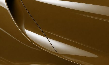 Inozetek PPF DPPF704 Gloss Sand Dune colored paint protection film sample