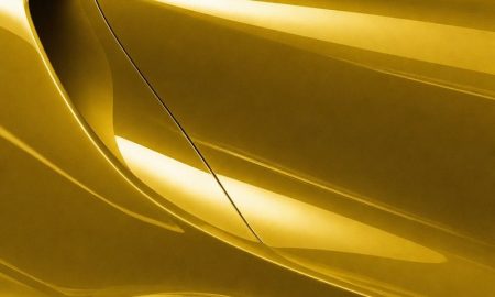 Inozetek PPF DPPF714 Pearl Yellow colored paint protection film sample