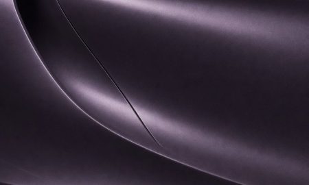 Inozetek PPF DPPF801 Midnight Purple colored paint protection film sample