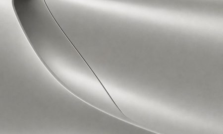 Inozetek PPF DPPF803 Silver Aluminum colored paint protection film sample
