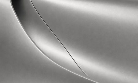Inozetek PPF DPPF808 Liquid Metallic Silver colored paint protection film sample