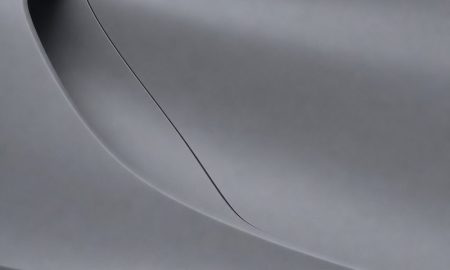 Inozetek PPF DPPF809 Frozen Matte Ultimate Grey colored paint protection film sample