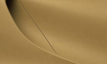 Inozetek PPF DPPF815 Frozen Matte Sand colored paint protection film sample