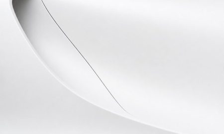 Inozetek PPF DPPF816 Frozen Matte White colored paint protection film sample