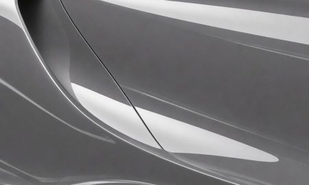 Inozetek PPF DPPF904 Metallic Dolphin Grey colored paint protection film sample