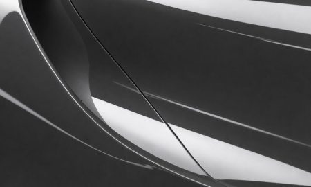 Inozetek PPF DPPF907 Metallic Tungsten Grey colored paint protection film sample