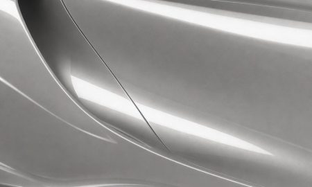 Inozetek PPF DPPF912 Metallic Silver Bullet colored paint protection film sample