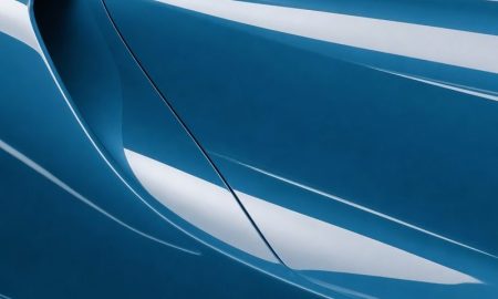 Inozetek PPF PPF913 Coastal Blue colored paint protection film sample