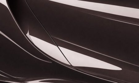 Inozetek PPF DPPF915 Metallic Black Cherry colored paint protection film sample