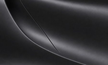 Inozetek PPF DPPF924 satin midnight black colored paint protection film sample