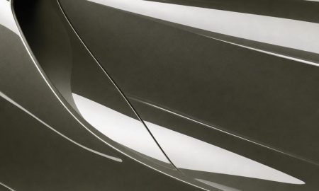 Inozetek PPF DPPF926 Liquid Metallic Charcoal colored paint protection film sample