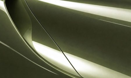 Inozetek PPF DPPF929 Metallic Golden Green colored paint protection film sample