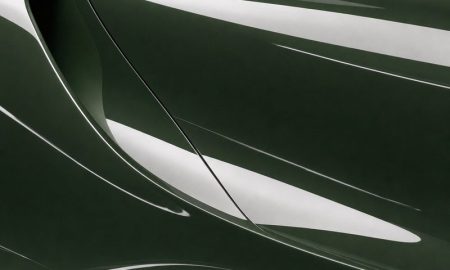 Inozetek PPF DPPF931 Metallic Olive colored paint protection film sample