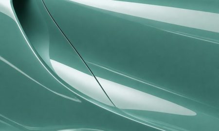 Inozetek PPF DPPF935 Tiffany Blue colored paint protection film sample