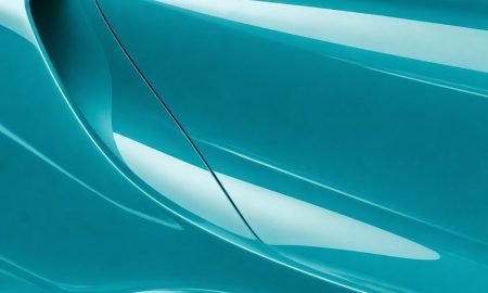 Inozetek PPF DPPF936 Metallic Turquoise Blue colored paint protection film sample