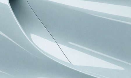 Inozetek PPF DPPF937 Metallic Frozen Blue colored paint protection film sample