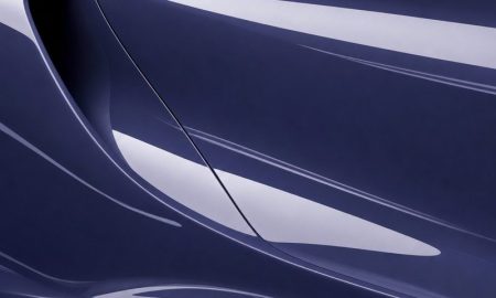 Inozetek PPF DPPF938 Gray Violet colored paint protection film sample