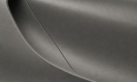 KPMF K75501 Iced Silver Titanium vinyl wrap color sample