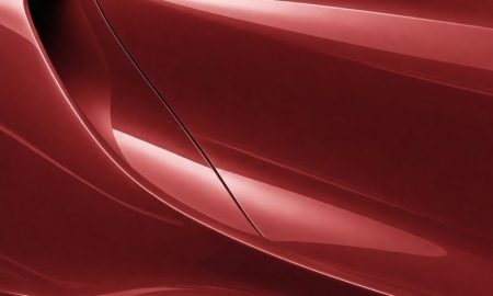 3M PWF GP233 Gloss Crimson Red vinyl wrap color sample