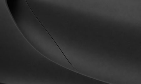 3M PWF M12 Matte Black vinyl wrap color sample