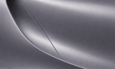 Inozetek Vinyl FS2002 Frozen Satin Liquid Silver vinyl wrap color sample