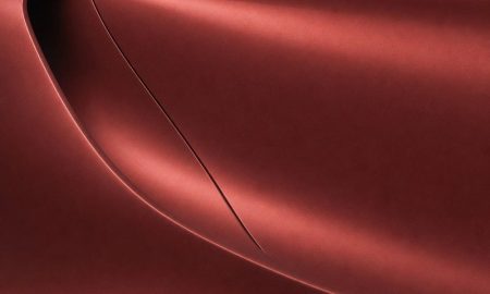 Inozetek Vinyl FS2003 Frozen Satin Aluminum Red vinyl wrap color sample