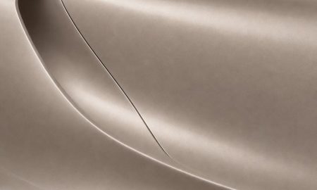 Inozetek Vinyl FS2033 Frozen Satin Liquid Metallic Champagne vinyl wrap color sample