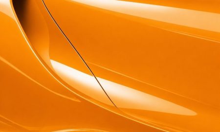 Inozetek Vinyl SG736 Gloss PAPAYA ORANGE vinyl wrap color sample