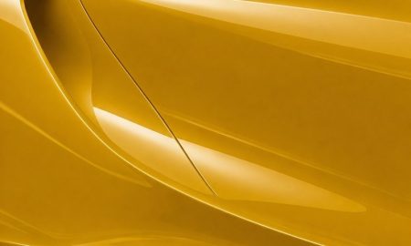 Orafol 970RA 020G glossy golden yellow vinyl wrap color sample