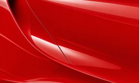 Orafol 970RA 028G Glossy Cardinal Red vinyl wrap color sample