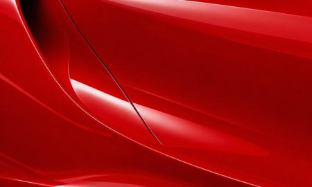 Orafol 970RA 032G glossy light red vinyl wrap color sample