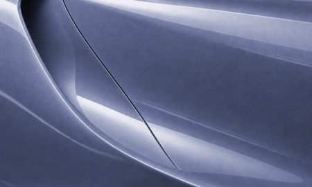 Orafol 970RA 155G glossy intergalactic blue vinyl wrap color sample