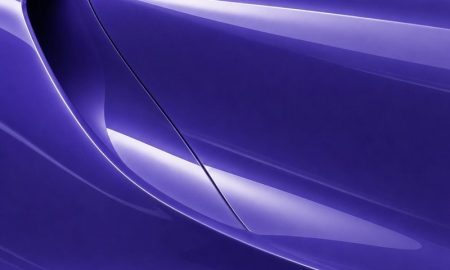 Orafol 970RA 185G glossy sparkling enchanted violet vinyl wrap color sample