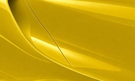 Orafol 970RA 216G glossy traffic yellow vinyl wrap color sample