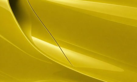 Orafol 970RA 235G glossy canary yellow vinyl wrap color sample
