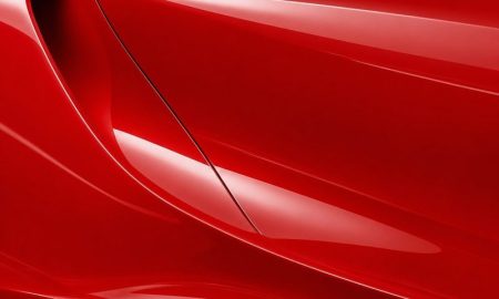 Orafol 970RA 305G glossy geranium red vinyl wrap color sample