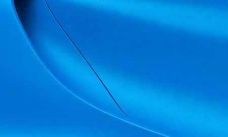 Orafol 970RA 547M Matte Fjord Blue vinyl wrap color sample