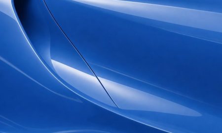 Orafol 970RA 555G Glossy Glacier Blue vinyl wrap color sample