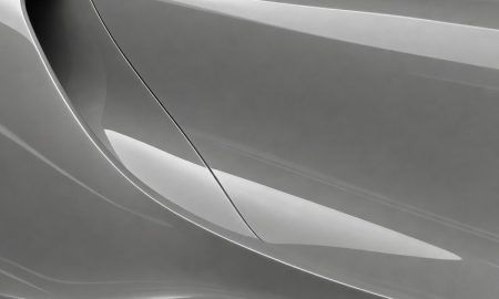 Orafol 970RA 730G Glossy Simple Grey vinyl wrap color sample