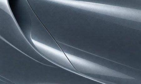 Orafol 970RA 851G glossy, thunderous blue green vinyl wrap color sample