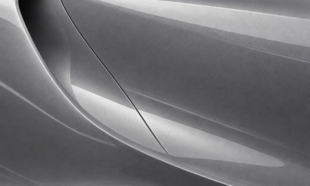 Orafol 970RA 932G glossy graphite metallic vinyl wrap color sample
