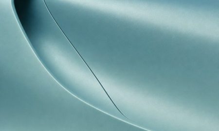 Orafol 970RA 988M Matte Green Blue vinyl wrap color sample
