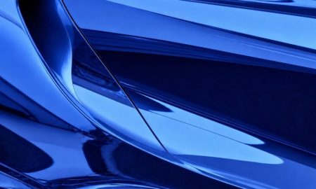Avery SW900 256 Blue chrome vinyl wrap color sample