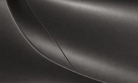 Avery SW900 823 Metallic Black Rock Grey vinyl wrap color sample