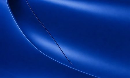 Avery SW900 629 Satin Wave Blue vinyl wrap color sample